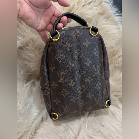 Louis Vuitton Monogram Mini Backpack in Dark Brown with Gold Hardware - Picture 5 of 17
